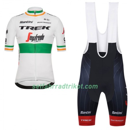 Fahrradbekleidung Radtrikot Kurzarm + Trägershorts 2018 Trek Segafredo Irischer Meister